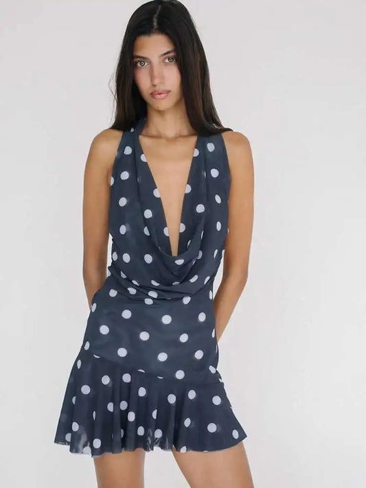 Mini Dress Summer Slim