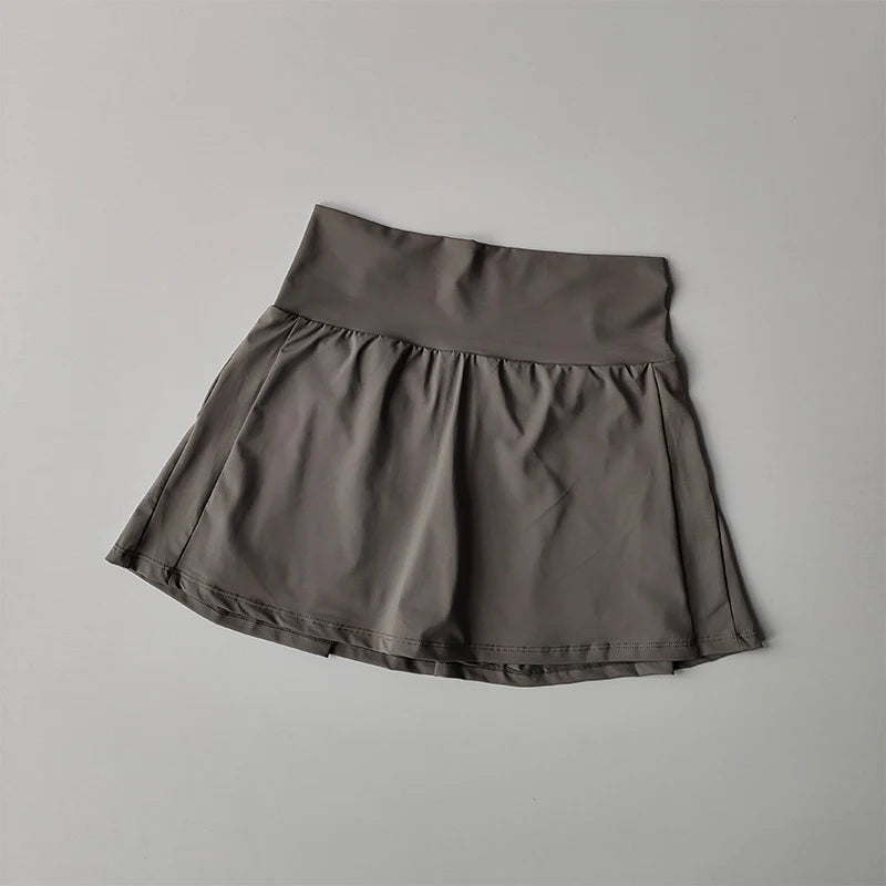 Summer High Waist Sports Short Skirt  for Women