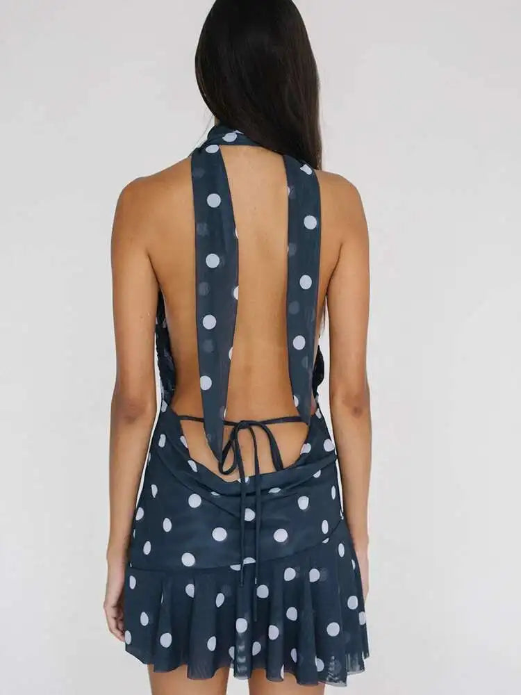 Mini Dress Summer Slim