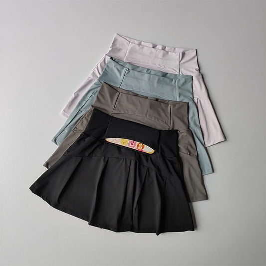 Summer High Waist Sports Short Skirt  for Women
