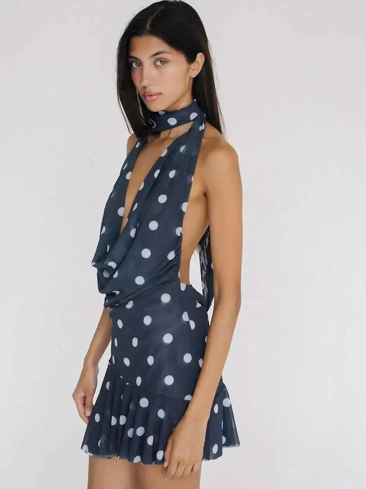 Mini Dress Summer Slim