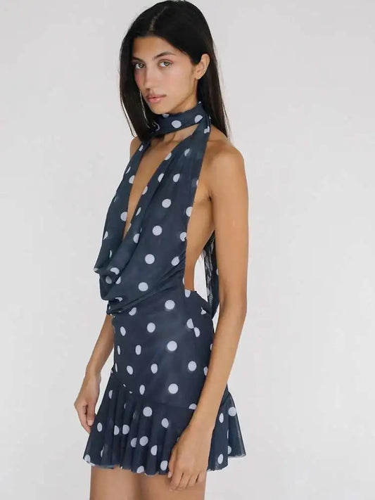 Mini Dress Summer Slim